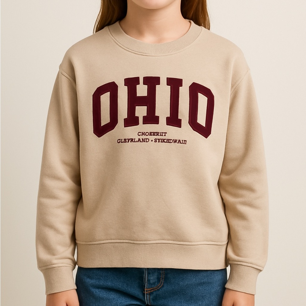 H&M Light Tan Ohio Sweatshirt